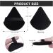 10/12 Pcs Triangle Powder Puff Wet Dry Use For Loose Powder Liquid Cosmetic Soft Plush Powder Puff Makeup Foundation (Color : 12 pcs Black Pink) - Buy Online on GoSupps.com