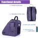 Holisogn Ice & Roller Skate Bags - Premium Leopard Violet Bags for Kids, Teens, and Adults - Buy Online on GoSupps.com