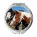 YENDOSTEEN Mirror Travel Mirror agriculture animal animals pocket mirror portable mirror