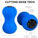 Professional Vibrating Peanut Massage Ball for Deep Tissue Trigger Point Therapy - Cordless Handheld Massager with 4 Intensity Levels - Dual Lacrosse Ball Vibration for Myofascial Release (Blue) - Buy Online on GoSupps.com