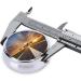 Airport Print Mini Round Pill Box - Portable 3 Compartment Organizer for Travel Home & Office - Buy Online on GoSupps.com