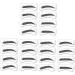 Didiseaon 96 Pairs 8 Eyeshadow Eyebrow Pattern Eyebrow Stencils Eyebrow Card Template Sticker Eyebrow Trimming mediumx3pcs As Shownx3pcs - Buy Online on GoSupps.com