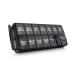Pill Organizer 2 Times A Day, Sukuos Am Pm Pill Box 7 Day Weekly Pill Case for Pills/Vitamin/Fish Oil/Supplements(Black)