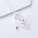 Minicremation Sterling Silver Pet Cremation Jewelry Urn Necklace - Memorial Pendant for Cat Ashes - Buy Online on GoSupps.com