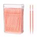 Interdental brush interdental brushes in dispenser toothpicks for teeth dental care when travelling and on the go tooth cleaning brush with toothpick interdental brush soft silicone adaptive 200 pieces