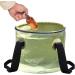 NGUMMS 2 Collapsible Bucket - 10L Fishing Bucket - Portable Kitchen Bucket Outdoor Bucket Translucent Water Container Water Bucket for Outdoor Activities 2 Pcs Transparent Barrel - Buy Online on GoSupps.com
