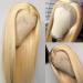 24 Inch Blonde 613 Lace Front Wig with Baby Hair | Brazilian Virgin Human Hair | HD Transparent Lace | Natural Hairline | Women's Straight Wig - Buy Online on GoSupps.com