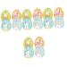 NUOBESTY 16 Pcs Easter Egg Candy Box Container Easter Eggs Empty Treat Boxes Party Favors Snack Child 11xc9cmx4pcs Assorted Colorx4pcs