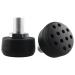 WHYHKJ 1Pairs Adjustable Rubber Brake Block Stoppers Roller Skates Toe Stops Roller Skating Toe Stoppers Durable Non-Marking Toe Stops Plugs for Quad Skates Black