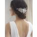 Jakawin Rhinestone Bride Wedding Hair Comb - Crystal Flower Bridal Accessory for Women and Girls - Buy Online on GoSupps.com