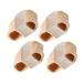 MARMERDO 4pcs Toe Splitter Braid Gel Hammer Toe Straightener Adjustable Stand Toe Cushion Bunion Pad Toe Separators Sebs Nylon Fiber Woven Toe Separator Double-hole Toe Cover Manicure 6X3.2CM Assorted Color