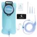 Topquafocus Portable Knlistier bag set New Design Douche BAG For women reusable enema bags for men women intestinal cleaning water and coffee input house cleaning set 2l