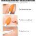 Silicone Nose & Lip Exfoliating Brush for Deep Cleaning and Blackhead Removal - Orange - Buy Online on GoSupps.com