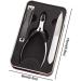 Nail Clipper Set Ladies and Men's 3 Piece Set Stainless Steel Pedicure Tool Household Toenail Knife Set (Silver) - Buy Online on GoSupps.com