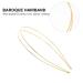 Lurrose 4 Pcs Gold Metal Double Headband Set - Simple and Elegant Wire Headbands for Women and Girls - Perfect for Wedding and Everyday Wear - Buy Online on GoSupps.com