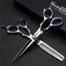 Hair Cutting Scissors Shears 6 Inch Professional Barber Hairdressing Scissors 440c VG10 Hair Dressser Cutting Shears Thinning Cliper Salon Stylist Set (Color : 6 inch 2PCS)