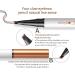 Eyebrow Pencil with 4 Fork Tip - 3D Microblading Eyebrow Pencil Natural Makeup Fine Stroke Magic Eyebrow Pencil Long-Lasting Waterproof Eyebrow Pencil Stay on All Day (Gray+Light Brown) - Buy Online on GoSupps.com