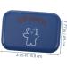 Mikikit Travel Makeup & Glasses Case Set - 3 Sets of 4-Piece Color Care Boxes - Durable Blue Etui Holder - Perfect for International Shipping - 6.5x4.5x2 cm - Buy Online on GoSupps.com