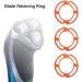 Leftwei Blade Security Rings - 3 Pack Orange Razor-Keeping Ring for 7000 9000 RQ12 Series Replacement - Buy Online on GoSupps.com