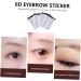 POPETPOP 12 Pcs Eyebrow Stickers Waterproof Stickers Water Transfer Eyebrow Sticker Post Paper - Buy Online on GoSupps.com