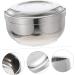 Minkissy 3-Piece Foaming Stable Hairdresser Accessories for Men | Stainless Steel Cleaning Creams & Razor Set - 11x5.5cm | Premium Men's Grooming Kit - Buy Online on GoSupps.com