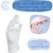 100% Cotton White Gloves Soft Dermatologically Tested Skin-Tolerant Fabric Gloves for Hand Masks | 3-Pack - Buy Online on GoSupps.com