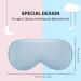 2 Pack Lonfrote Children Eye Mask Set - Blue & Grey Silk Sleep Mask for Kids - Travel & Relaxation Essential - Buy Online on GoSupps.com