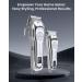 Professional Men s Clippers & Grooming Set | Cordless Beard Trimmer & Hair Cutting Kit - Silver - Buy Online on GoSupps.com