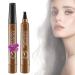 2PCS Whimsyard Eyebrow Pencil - Upgraded Microblading Effect Eyebrow Pen Four Forks Water Eyebrow Pencil Waterproof Eyebrow Pen for Hair-Like Natural Brows Last All-Day (Light Brown)