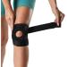 Knee Brace for Women Men Knee Braces for Knee Pain Patellar Tendon Support Strap Knee Brace for Meniscus Tear Knee Compression Sleeve for Knee Pain (Black)