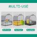 Hamiledyi Bird Cage Bath - Hanging Parrot Bath Box for Budgies, Cockatiel, Canary, Conure - Bird Bathing Accessories for Small Pets - Buy Online on GoSupps.com