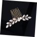 Ipetboom 1pc Rhinestone Disc Hair Comb Wedding Hair Combs for Women Pearl Hair Clip Vintage Bridal Hair Comb Crystal Hair Comb Hair Pin Hair Claw Alloy Rhinestones Headgear Bride - Buy Online on GoSupps.com