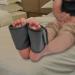 Reusable Castor Oil Foot Pack - 2 Adjustable Compresses & Flannel Towels for Pain Relief (Dark Gray) - Buy Online on GoSupps.com