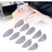 5 Pairs Reusable Silicone Eyelash Rods - Extra Wide Curling Pads in 5 Sizes for Perfect Eyelashes | Beauty Salon Must-Have - Buy Online on GoSupps.com