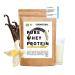 Organic Whey Protein powder Vanilla without chemistry regional from Germany -High-quality organic protein shakes 100% of course 600g organic protein powder made of premium whey protein powder without soy