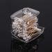 WYCG Cosmetic Q-Tip cotton swab acrylic holder Wattstabchen Spender holder Storage box bathroom office supplies products storage organizers for cotton pads make-up pads