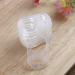 10-Pack Silicone Dummy Clip Adapters for Baby Pacifiers - Transparent Button Style - Ideal for Newborns & Toddlers - Buy Online on GoSupps.com