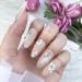 5D Embossed Nail Art Stickers: Engraved Flowers, Butterflies, French Tip Designs - 6 Sheets Summer Decals for Acrylic Nails - Buy Online on GoSupps.com
