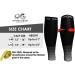 Calf Compression Sleeve for Men & Women - Shin Splints Support, Achilles Tendon Support, Leg Cramps Relief - 1 Pair (BLK-GRY S/M) - Buy Online on GoSupps.com