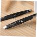 Healeeved Eyebrow Tweezers Set - 6 Dual Use Makeup Tools & Accessories for Perfect Brows | 3 Black Tweezers 10x1cm - Buy Online on GoSupps.com