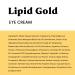 Stratia Lipid Gold Eye Cream - Anti-Aging Moisturizer for Dark Circles & Fine Lines | International Shipping Available - Buy Online on GoSupps.com