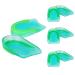 Plantar relief heel spur insoles - gel heel cushion orthopedic jet inserts heel protectors to relieve plantar fasciitis heel spur axilla pain ankle pain - 4 pairs