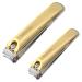 FACEMADE Nail Clippers Set Brushed Antique Gold
