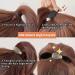 3-Pack Rhinestone Small Hair Claw Clips for High Ponytail - Gold, Silver, Black - Buy Online on GoSupps.com