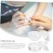 FRCOLOR Clear Tumbler crystal cup manicures liquid cup cup containers with lids clear acrylic liquid bowl clear container reconcile Accessories High borosilicate Mini Nail Cup - Buy Online on GoSupps.com