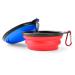 Zuofeng Reisenapf bowl for dogs and cats 2 sets foldable silicone dog bowl travel feed.