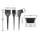 HF Haute Fashion Hair Coloring Dye Brushes with Bowl Kit - Set of 4 | For Men and Women | Black | 3 Brushes & Mixing Bowl - Buy Online on GoSupps.com