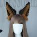 amangul Wolf Ear Headband Animal Hair Hoop Faux Dog Ears Plush Wolf Ears Realistic Headband Wolf Cosplay(Black And Gray) - Buy Online on GoSupps.com