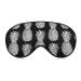 LynaRei Sleeping Mask Vintage White Pineapples Sleep Eye Mask Blindfold with Adjustable Strap Pineapple Summer Tropical Fruit Soft Eye Cover for Blocking Out Lights Style-4
