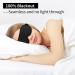 Easysleep 3D Contoured Sleep Eye Mask - 100% Light Blocking Adjustable Soft Blindfold for Men & Women - Buy Online on GoSupps.com